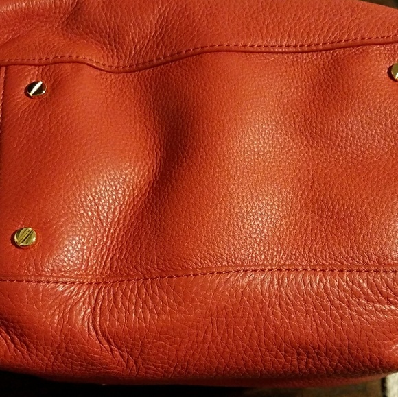 Tory Burch Amada Hobo red orange handbag - Picture 6 of 8